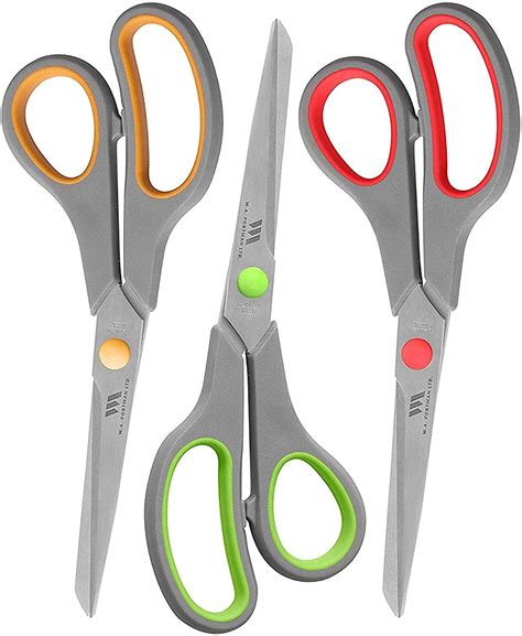 Wa Portman 85 Inch Scissors 3 Pack Craft Scissors For School