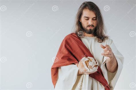 Sharing The Bread Stock Photo Image Of Crucified Cross 208397126