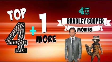 If you like bradley cooper you should definitely watch our picks for his best movies. Top 4 + 1 More:Bradley Cooper Movies - YouTube