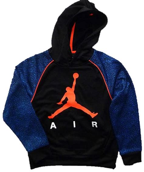 Nike Air Jordan Boys Jumpman Therma Fit Pullover Hoodie M 10 12 Yrs