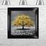 YELLOW CHERRY TREE FRAMED WALL ART BY SHH INTERIORS  75CM X 1Wall