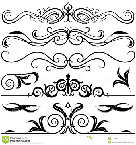Decorative Elements A Stock Vector Illustration Of Pattern 4221992