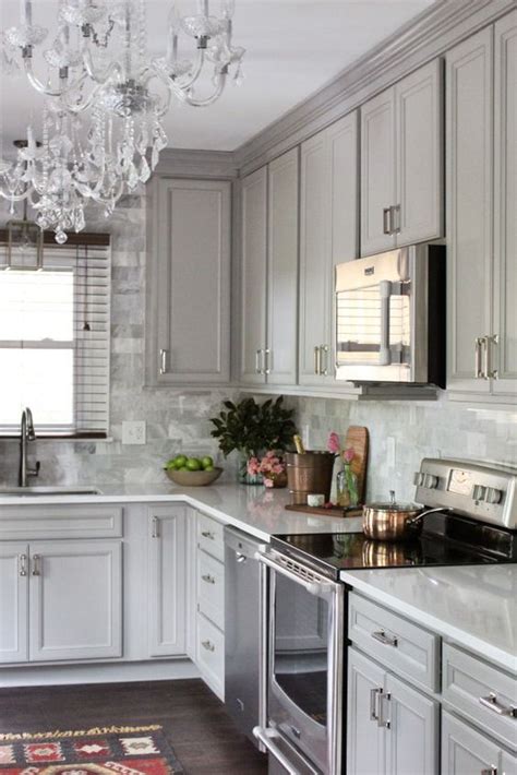 71 exciting kitchen backsplash trends to inspire you. 23 Stylish Grey Kitchen Cabinets To Get Inspiration ...