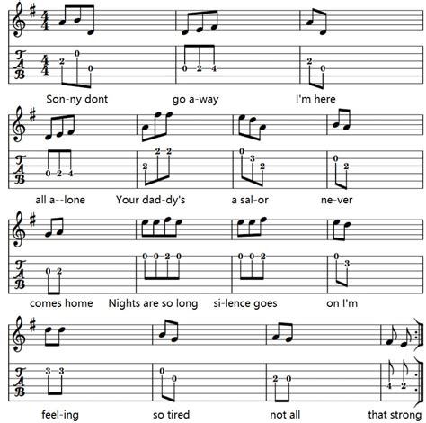 Sonny S Dream Lyrics Easy Chords And Tin Whistle Notes Irish Folk Songs