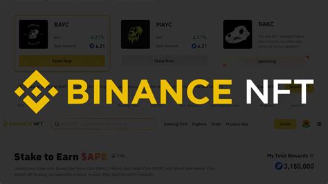 Binance Nft Marketplace Launches An Ape Nft Staking Program