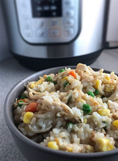 After the chicken was done, i popped it under the broiler for about three minutes to crisp up the skin. Instant Pot or Stove Top Chicken Fried Rice - Meal ...