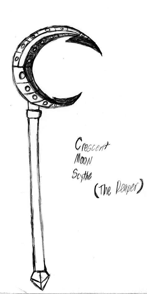 Crescent Moon Scythe By Ignisjin On Deviantart