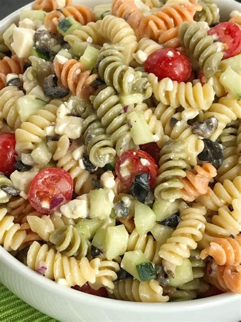 This creamy pasta salad has been making its presence known in my house for probably 10 years or so. Italian Pasta Salad - Together as Family
