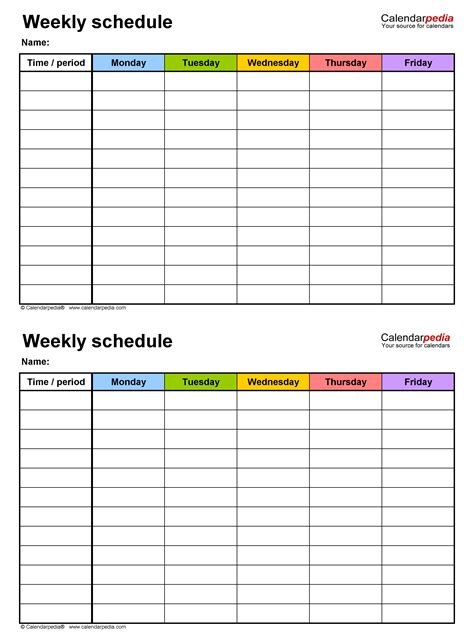 How To Create A Schedule In Word