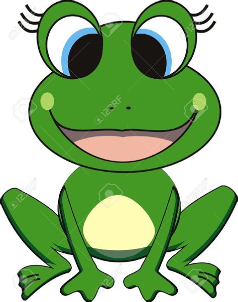 Stock Vector Frog Illustration Frog Art Cute Frogs