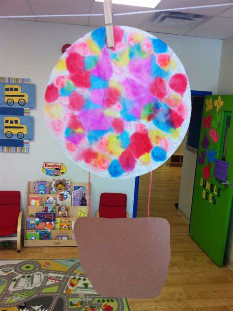 Preschool Hot Air Balloon Arts And Crafts Pinterest