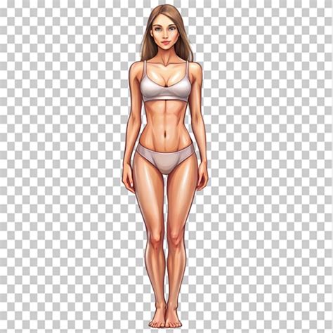 Desenho Moderno Do Corpo Feminino Psd Premium Gerado Ia