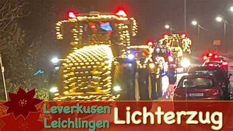 Lichterzug Leverkusen Und Leichlingen Weihnachts Lichter Traktorzug
