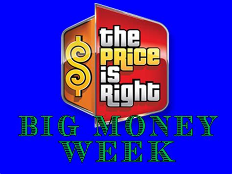 A big dream is a bold vision of the future. Big Money Week Shows | The Price Is Right Wiki | FANDOM powered by Wikia