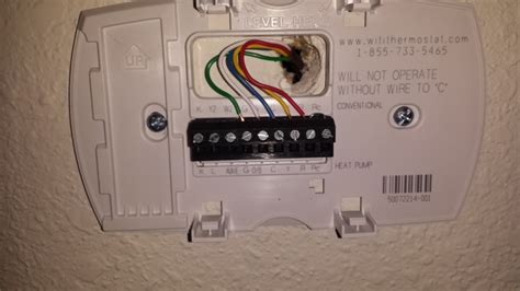 The thermostat uses 1 wire to control each of your hvac system's primary functions, such as heating, cooling, fan, etc. Can I use the T terminal in my furnace as the C for a Wifi Thermostat? - Home Improvement Stack ...