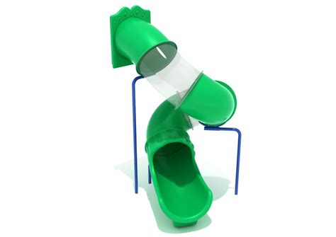 9 Foot Spiral Tube Slide Slide And Mounts Only Commercial
