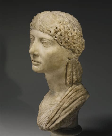 A Marble Portrait Bust Of A Woman Roman Imperial Reign Of Claudius A