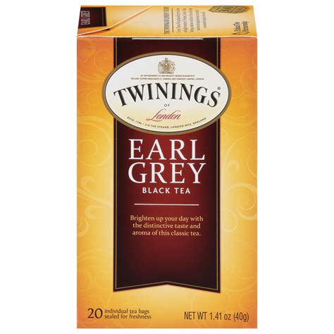Save On Twinings Of London Earl Grey Black Tea Bags Order Online Delivery Giant