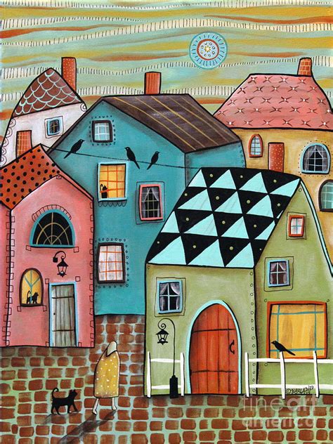 In Town Painting By Karla Gerard Fine Art America