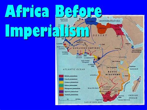 Spain and italy are the contries who most likely started late to build an empire in africa considering that they had the lest ammount of land in africa. PPT - Nineteenth Century Imperialism: Africa PowerPoint Presentation, free download - ID:3075394