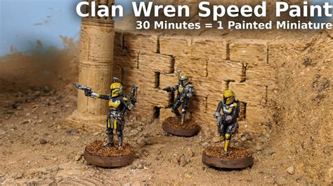Clan Wren Mandalorian Resistance Minature Speed Paint Star Wars