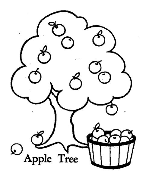 Just click on the fruit coloring pages that you like and then click on the print button at the top of the page. Apple Tree Coloring Pages | Tree Coloring Pages ...