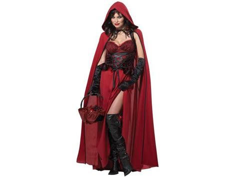 Sexy Dark Red Riding Hood Costume Adult X Small 4 6