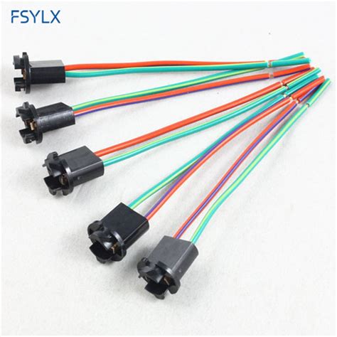 Fsylx Car Led T10 Holder Socket Connectors Led 168 194 W5w 501 T10