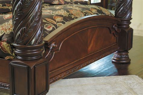 North Shore King Poster Bed With Canopy From Ashley Coleman Furniture