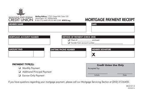 Mortgage Payment Receipt Templates At