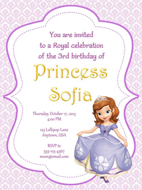 Download sofia the first tiara and amulet template. I Make I Share: Sofia the First Party Invitations