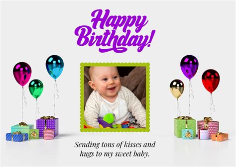 Greeting Cards Happy Birthday Card Card For Her Modern Birthday Card