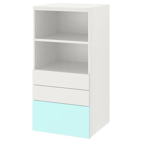 Explore our bookcase range, including small and white bookcases. SMÅSTAD / PLATSA Bookcase - white pale turquoise/with 3 ...