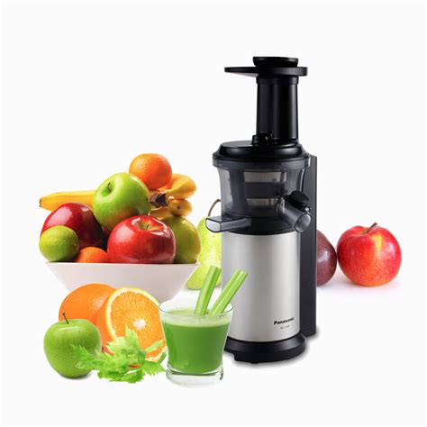 Imagine healthy cold pressed juice or frozen desserts at home every day. Panasonic Slow Juicer MJ-L500 | DHAUSE
