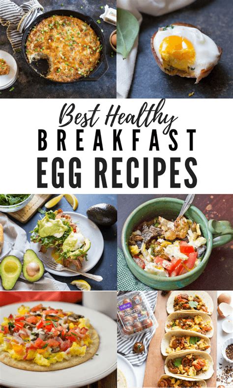 Breakfast Recipes With Eggs Healthy Egg Breakfast Recipes Egg