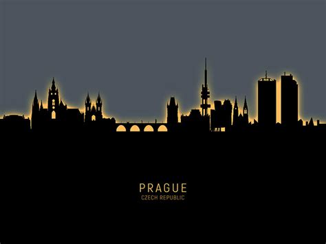 Prague Praha Czech Republic Skyline Photograph By Michael Tompsett