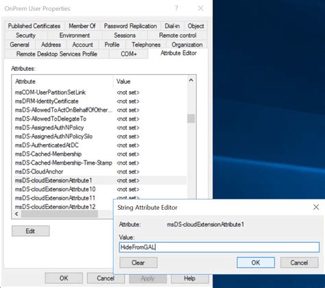 As you can see, a new link to the console %systemroot%\system32\dsa.msc (active directory users and computers) appeared. How to hide users from the GAL in Office 365 synchronized ...