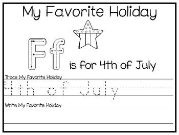 They love hands on exploration, learning through play, reading lots of books, and preschool worksheets. My Favorite Holiday-4th of July Trace and Color Worksheets ...