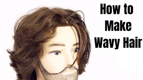 How To Make Straight Hair Wavy Thesalonguy Youtube