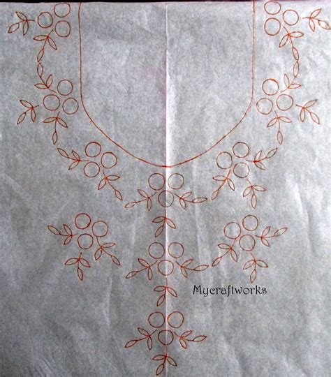 Suitable for all embroidery machines. MY CRAFT WORKS: Embroidery pattern 4 - French knots neck ...