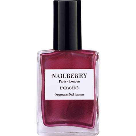 nailberry oxygenated nail lacquer mystique red 15ml nail polish direct