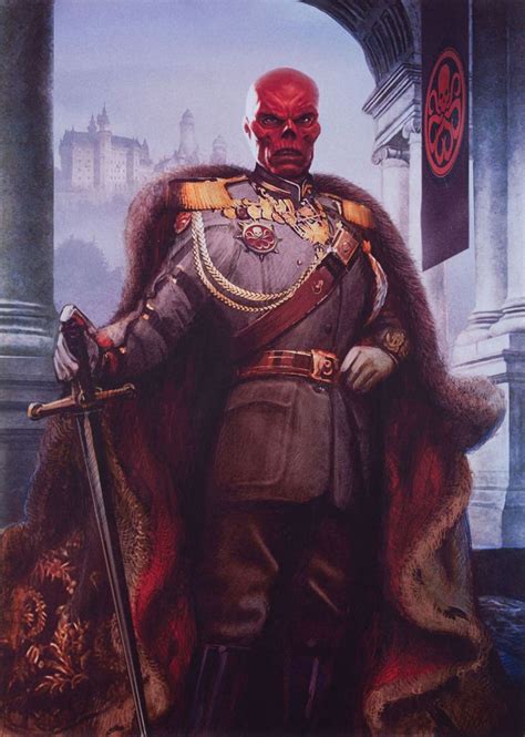 Red Skull By Joe Jusko I Feel Like This Should Be Hanging In A Museum