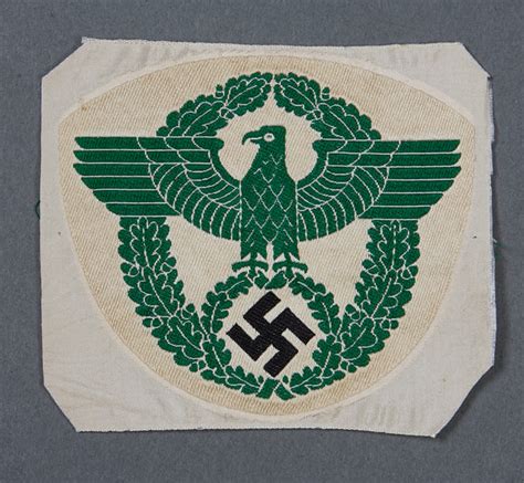 German Wwii Police Athletic Shirt Insignia The Ruptured Duck Llc