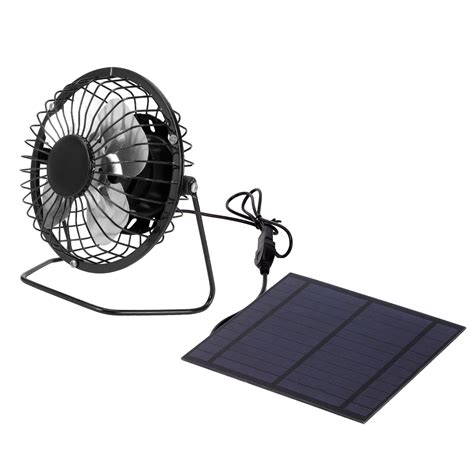 Haofy Solar Panel Cooling Fan Portable Durable 5w Portable Fan Solar