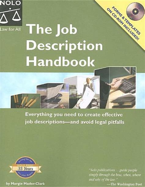 The Job Description Handbook By Margie Mader Clark Paperback Barnes