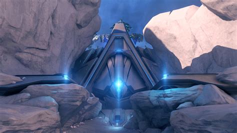 Artstation Halo 5 Guardians Forerunner Entrance