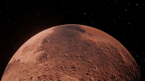 3d Model Mars Red Planet 8k Textures Vr Ar Low Poly Cgtrader