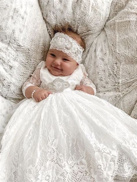 Girls Blessing Gown Girls Christening Gowns Baptism Gown For Girl