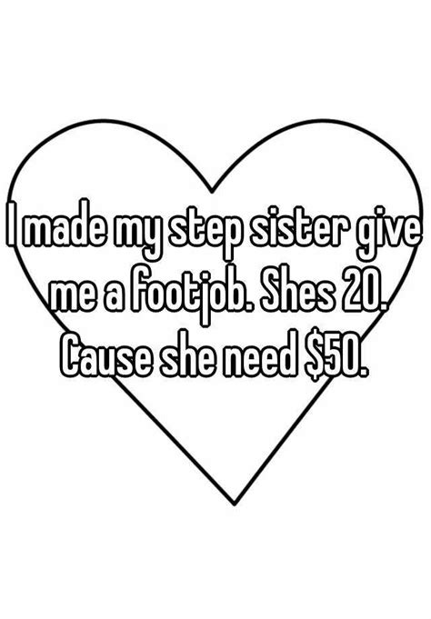I Made My Step Sister Give Me A Footjob Shes 20 Cause She Need 50