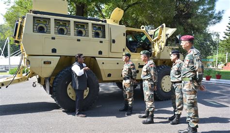 Army In Kashmir Gets Kalyani M4 Armoured Vehicles Kashmir Life